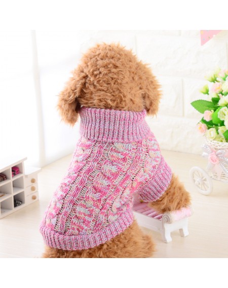 Pet Dog Warm Jumper Sweater Clothes Puppy Cat Knitwear Coat Freesize