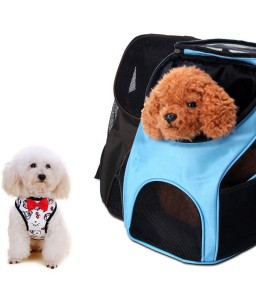 Pet Carrier Backpack Airline Approved Soft Mesh Breathable Travel Shoulders Bag for Dog Cat Puppy Rabbit for Travel, Hiking, Outdoor Use
