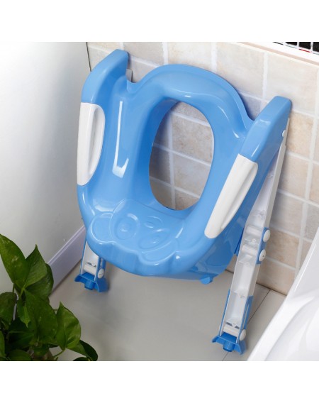 Portable and Durable Children Potty Seat With Ladder Kids Toilet Folding Potty Chair Training