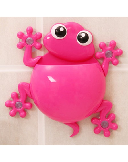 Cute Cup Bathroom Toothbrush Stuff Animal Frog Wall Suction Organizer Holder