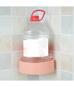 Bathroom Shelving Wall Corner Storage Rack Hanging Toilet Washstand Suction Cup