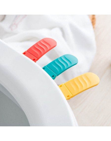 Portable Foldable Small Toilet Seat Cover Lifter Sanitary Anti-Dirty Lid Handle for Travel Plastic Seat Lifter