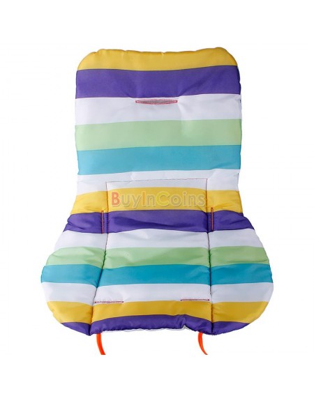 Cute Waterproof Cushion Padding Liner Seat Pad Rainbow For Baby Stroller Pram