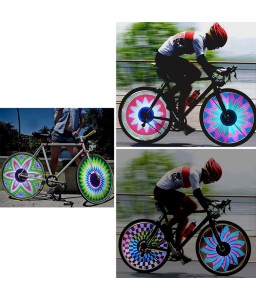36 LED Flash Bicycle Motorcycle Car Bike Tyre Tire Wheel Valve Spoke Light Lamp