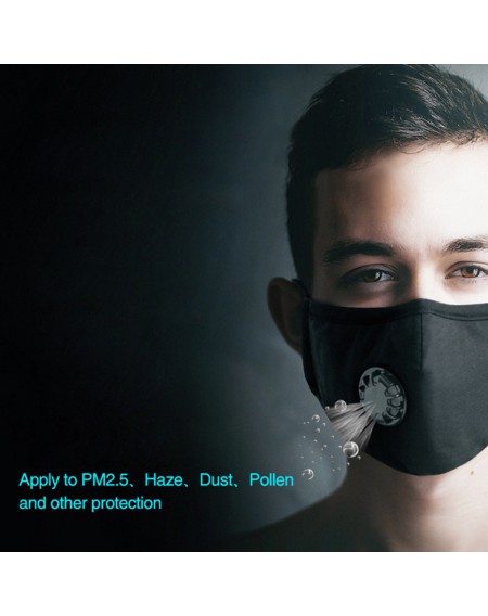 Anti PM 2.5 Pollen Dust Mask Washable Anti-fog Mask Activated Carbon Filter Ergonomic Mouth Mask