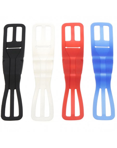 Silicone Bicycle Motorcycle Phone Holder Phone Mount Strap Torch Elastic Strap Bike Accessories