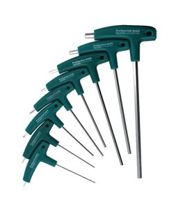 T Type Hex Key Allen Wrench Set Hexagonal Wrench with Rubber Handle