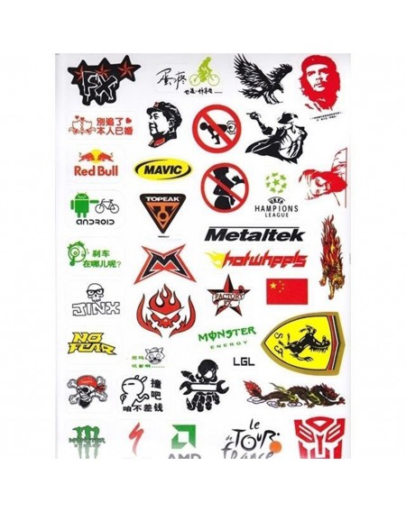3PCS Outdoor Cycling Antirust Sticker Bicycle MTB Skateboard Decal Scratch Patch