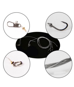 Carbon Steel Rigs Swivel Fishing Tackle Lures Pesca Baits String With 5 Hook