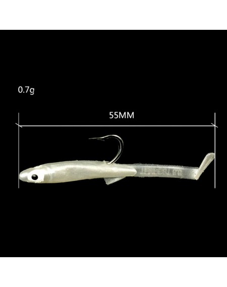 Fishing Lures 3pcs Mini 3D Eel Fishing Lures With Hook  Fishing Lures